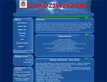Tablet Screenshot of dziwiszow.osp.org.pl