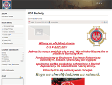Tablet Screenshot of bezledy.osp.org.pl