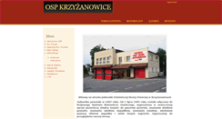 Desktop Screenshot of krzyzanowice.osp.org.pl