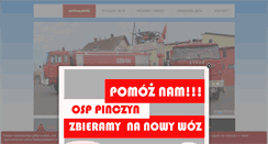 Desktop Screenshot of pinczyn.osp.org.pl