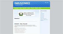 Desktop Screenshot of paruszowice.osp.org.pl