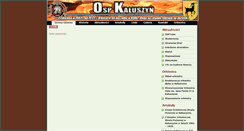 Desktop Screenshot of kaluszyn.osp.org.pl