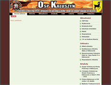 Tablet Screenshot of kaluszyn.osp.org.pl