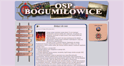 Desktop Screenshot of bogumilowice.osp.org.pl