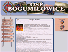 Tablet Screenshot of bogumilowice.osp.org.pl