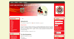 Desktop Screenshot of grodzisk.osp.org.pl