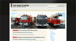 Desktop Screenshot of mszczonow.osp.org.pl