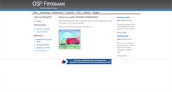 Desktop Screenshot of frydman.osp.org.pl