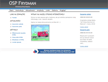 Tablet Screenshot of frydman.osp.org.pl