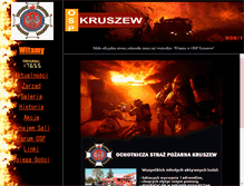 Tablet Screenshot of kruszew.osp.org.pl