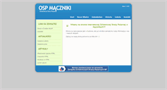 Desktop Screenshot of maczniki1967.osp.org.pl