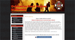 Desktop Screenshot of mlecin.osp.org.pl