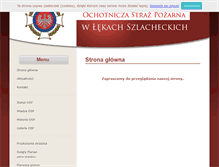 Tablet Screenshot of lekiszlacheckie.osp.org.pl